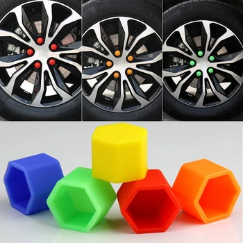 

20pcs/lot 17/19/21mm Tyre Wheel Hub Covers Wheel Nuts Covers Protection Caps Tire Wheel Screw Bolts Nut Caps Hub Screw Protector