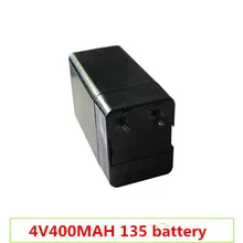 1 шт. 4 в свинцово-кислотный 400 мАч аккумулятор для хранения комаров летучая мышь батареи светодиодный фонарь для фар перезаряжаемый большой емкости