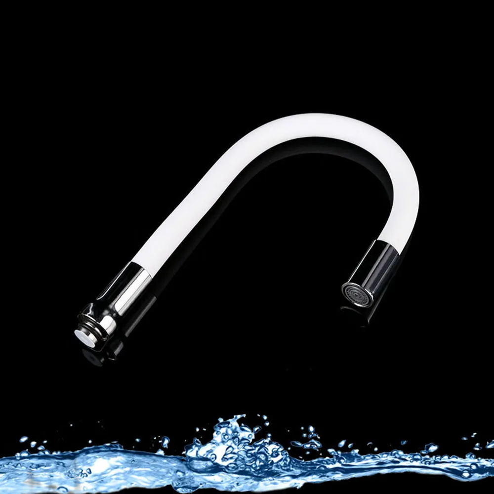 Colorful Silicone Tube Flexible Hose Kitchen Faucet 360 degree Rotary Faucet Filter Water Tap Torneira Cozinha 5 Colors Optional