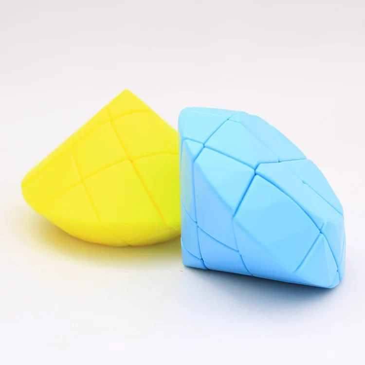 

Yongjun YJ Diamonds Strange Shape Cube Yellow Blue Diamonds Speed Puzzle Toys For Children