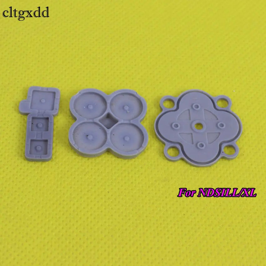 cltxdd Conductive Rubber Button D-Pad Pads Repair For WII Pro WIIU Pad for Nintendo GC DSL SNES NES For 3DS 3DSXL LL