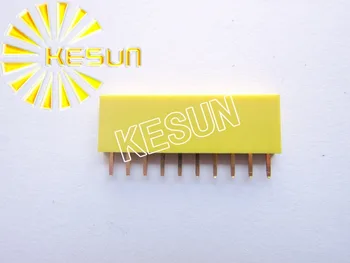 

2.54MM 1X10 10Pin Yellow Female Pin Header Strip x 100PCS FREE SHIPPING