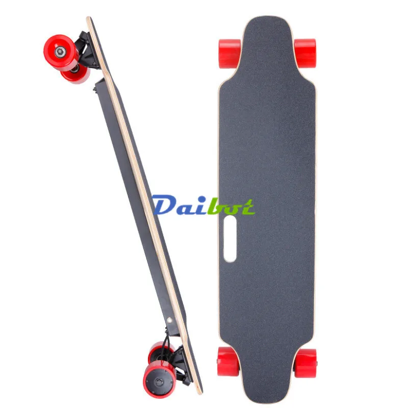 Electric skateboard 4 wheels dual hub motor longboard scooter 150W hoverboard  with Wireless Remote (18)
