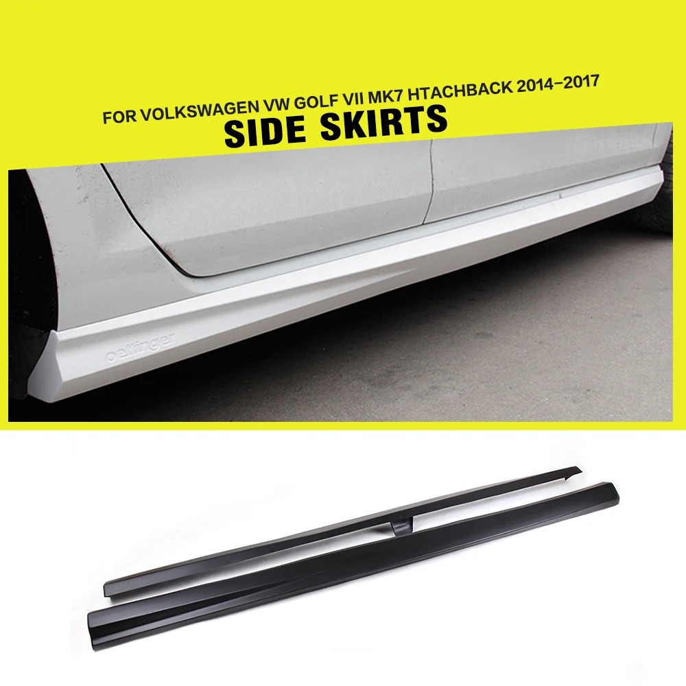 

ABS Car Style Auto Car Side Skirts Body Lip for Volkswagen VW Golf VII MK7 Htachback 2014 - 2017