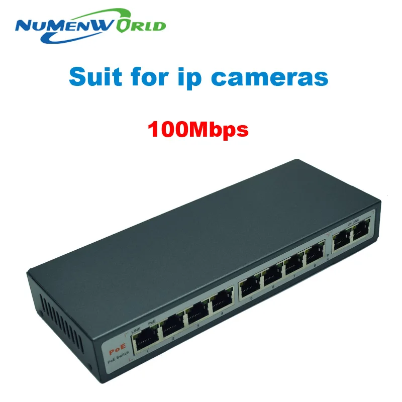 Сетевой коммутатор Dahua 10 портов 100 Мбит/с для ip камер HD 720P/960P|camera switch|camera martcamera secam |