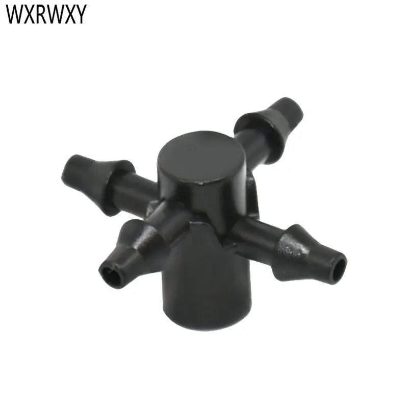 

1/8" arrow dropper 4 way cross Connector water splitter dripper Water diverter drip arrow adapter barbed connector 20 pcs