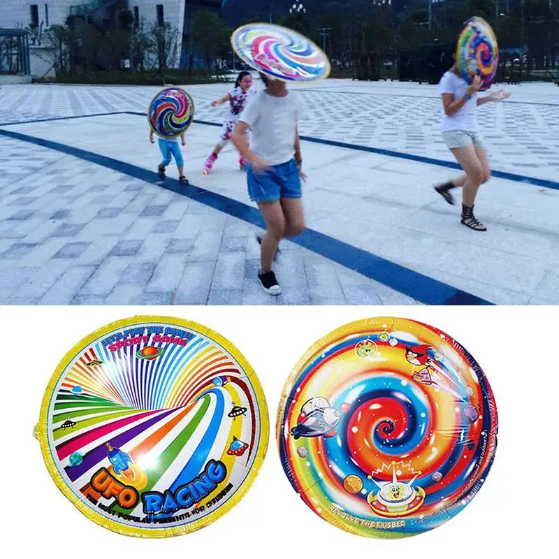 Aluminum Film Balloon Inflate Flying Saucer Balloon Funny Novelty 60cm