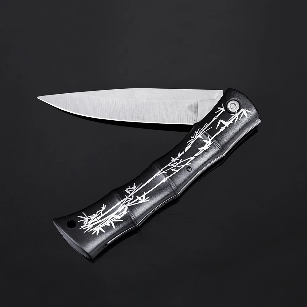 Mini folding knife fruit knife blade outdoor camping hiking survival