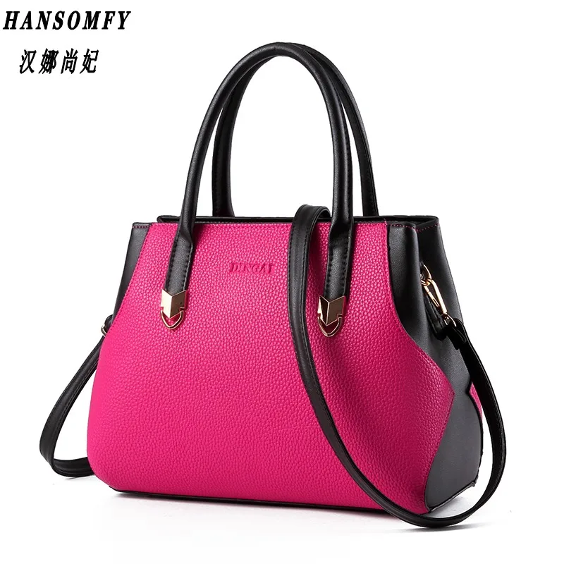 

100% Genuine leather Women handbags 2018 New bag lady lady mosaic fashion handbag Crossbody Shoulder Handbag Messenger