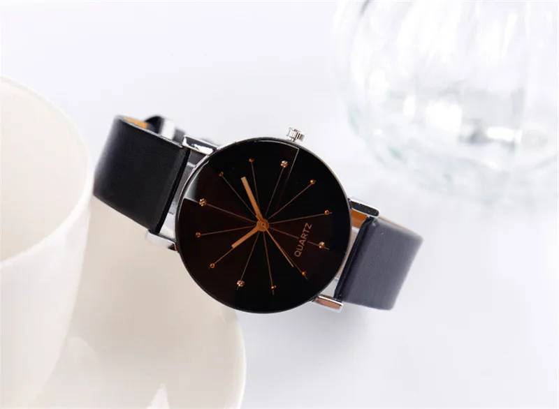 2018 Роскошные брендовые кварцевые часы для мужчин для женщин для любовников наручные часы пара кожаный Циферблат часы цифровые часы Reloj Mujer
