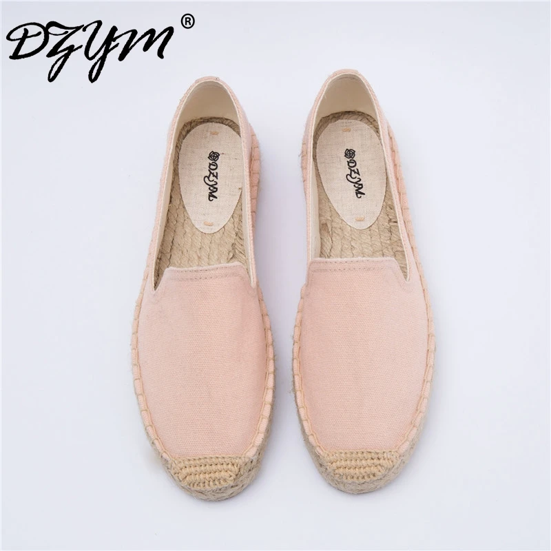 DZYM 2018 Summer Cool Canvas Espadrilles Thick-soled Women Fisherman Shoes Hand-made Flax Loafers Hemp Woven Flats Zapatos Mujer dzym 2018 new summer fashion canvas espadrilles women loafers hand made embroidery flats high quality linen hemp zapatos mujer