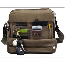 Многофункциональная Мужская Холщовая Сумка через плечо, сумка через плечо, сумка-мессенджер, повседневная сумка для путешествий
