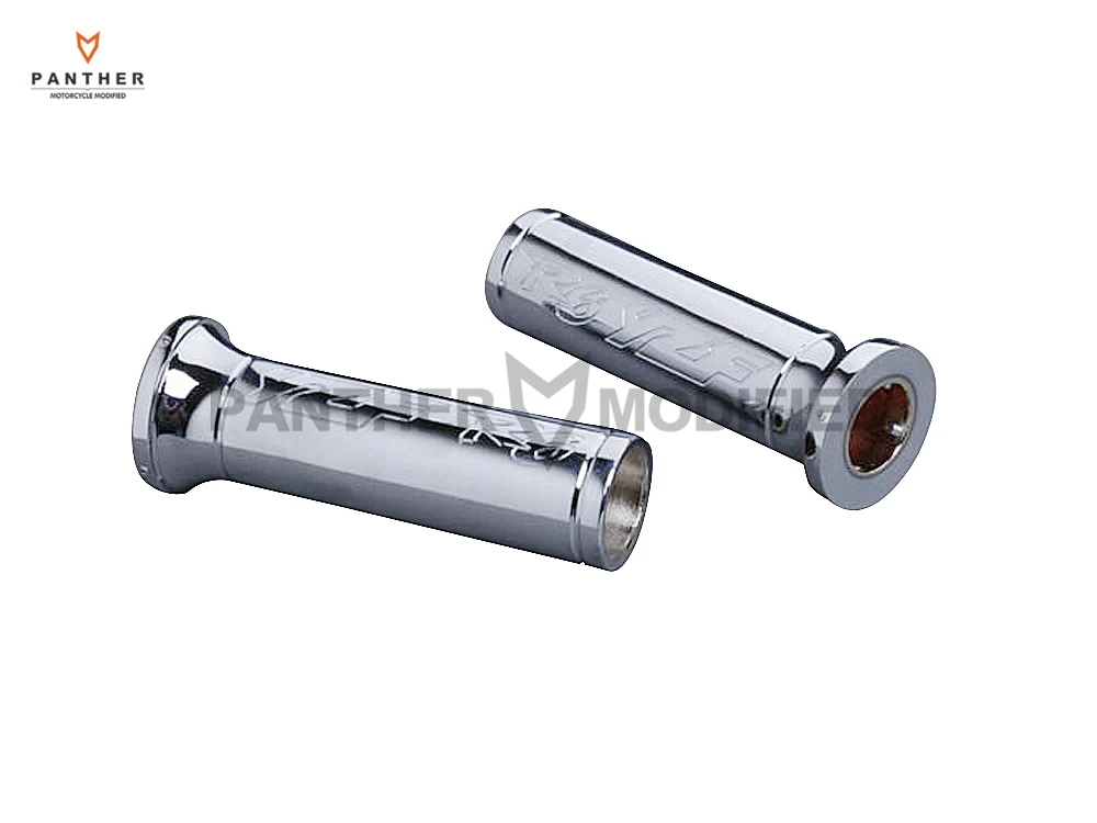 

1 Pair 25mm Chrome motorcycle Hand Grips Moto Handle bar case for Honda Shadow VLX600 DLX600 VT600