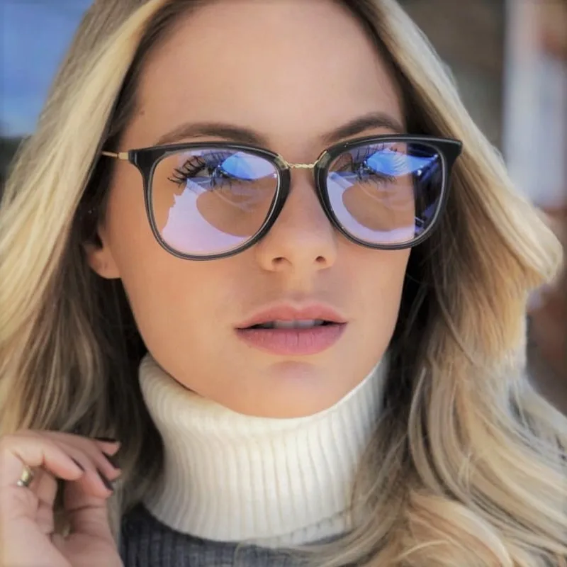 

Metal Rotation Deformation Glasses Frames Men Women Optical Fashion Computer Glasses 45672