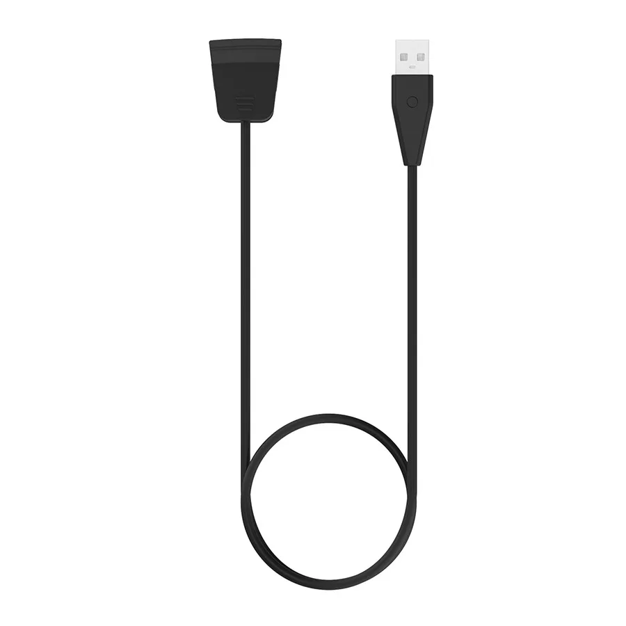 

LAOKE 100CM Replacement USB Charging Cable +Reset Function Clip Charger for Fitbit Alta HR Band