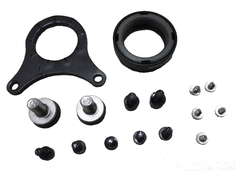 Cheap Bafang/8fun BBS02 500w48V central/mid crank drive motor/engine kits C961 electric bike/bicycle conversion kit 5