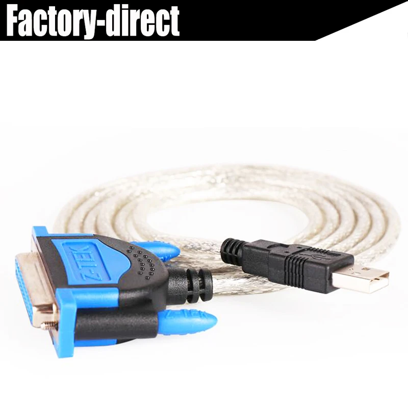 

USB 2.0 to DB25 Female Port Print Adapter Converter Cable DB25 Parallel Converter Cable cable win7/win8 Mac OS(PROLIFIC-PL2305)