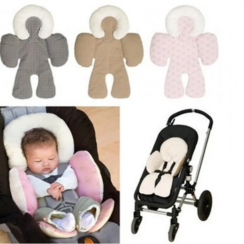 

Baby Stroller Pusher Cushion Baby Safety Head Boby Carriage Pillow Infant Cart Cushion Car Seat