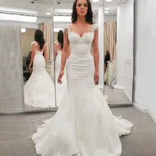 JIERUIZE белое кружевное Свадебные платья Русалочки Свадебные платья для любимой невесты платья Vestido de Noiva