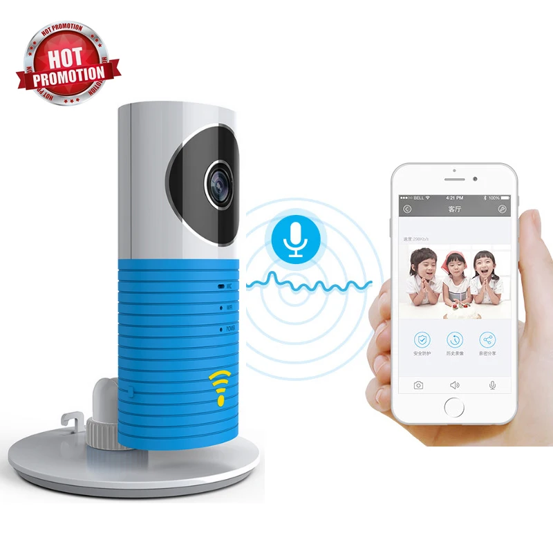 Лидер продаж Беспроводная мини IP камера 720P HD Smart Dog с Wi Fi сетевая видеоняня