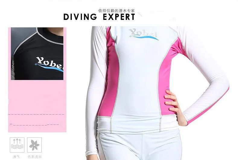 Для женщин комплект из двух предметов, спортивный топ рубашки для серфинга брюки UPF50+ эластановый купальник доска Йога Плавание колготки триатлона футболки шорты для пляжа