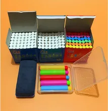 Free shipping Clean non toxic environmental health bright chalk The teacher in class dedicated dustless chalk