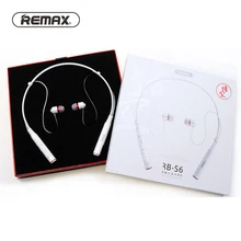 Remax RB-S6 Bluetooth Headset Sport Wireless Earphone For Huawei mate 20 p20 p30 pro p smart Honor 9 Lite Neckband Headphone remax rb s8 neckband sport white 08737 65192