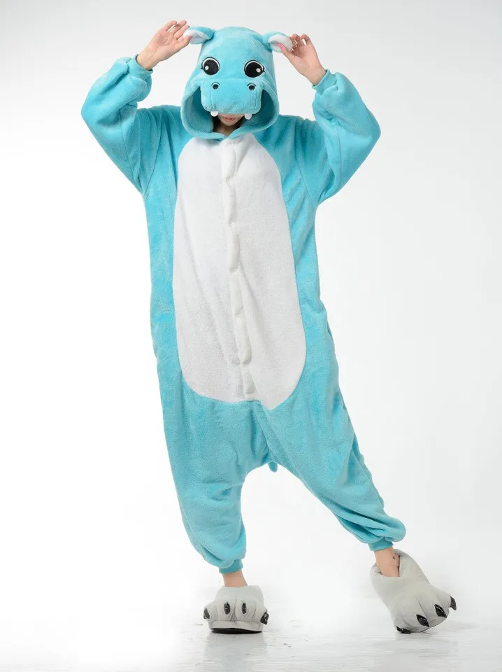 Katara 1744 - kuikenkostuum onesie/jumpsuit eendelige body voor volwassenen dames heren als pyjama of pyjama unisex - veel verschillende dieren
