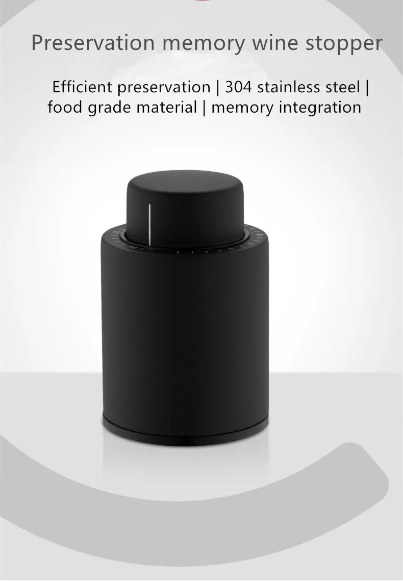 Xiaomi Mijia пробка для вина из нержавеющей стали вакуумная пробка для хранения вина электрическая пробка винные пробки металлические цифровые весы