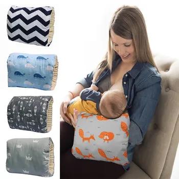 

Nursing Portable Arm Cusion Comfortable Cotton Blend Slides On Breastfeeding Pillow Soft Mom Thicken Baby Protect Newborn