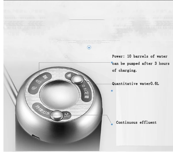 Баррелед Водяной насос Электрический диспенсер для воды аксессуары бытовой водоотделитель автоматическая поилка USB