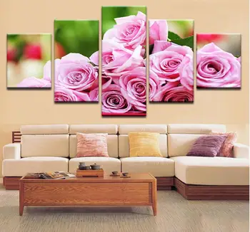 

Multi-pictures diamond painting pink rose Painting icons square/round mosaic Rhinestone painting Floral Living Room Home Decor