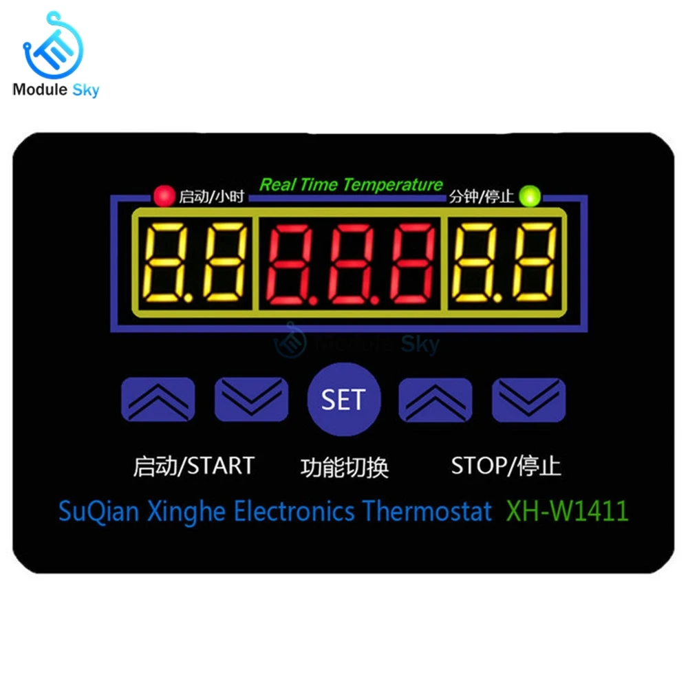 

DC 12V XH-W1411 W1411 Digital LCD Temperaturregler Thermostat Kontrol Schalter Sensor -55~120 Degrees Celsius