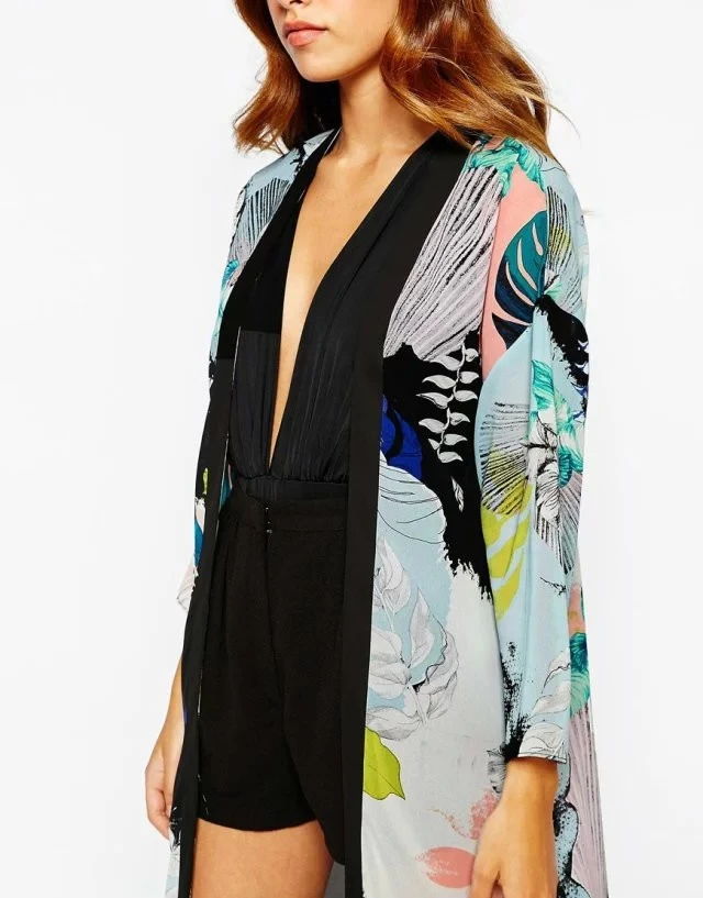 Mujeres de verano de largo Kimono mujeres borla bordado Cardigan étnico Vintage Chiffon floral Kimonos blusas casual camisas Mujeres de verano de largo Kimono mujeres borla bordado Cardigan étnico Vintage Chiffon floral Kimonos blusas casual camisas