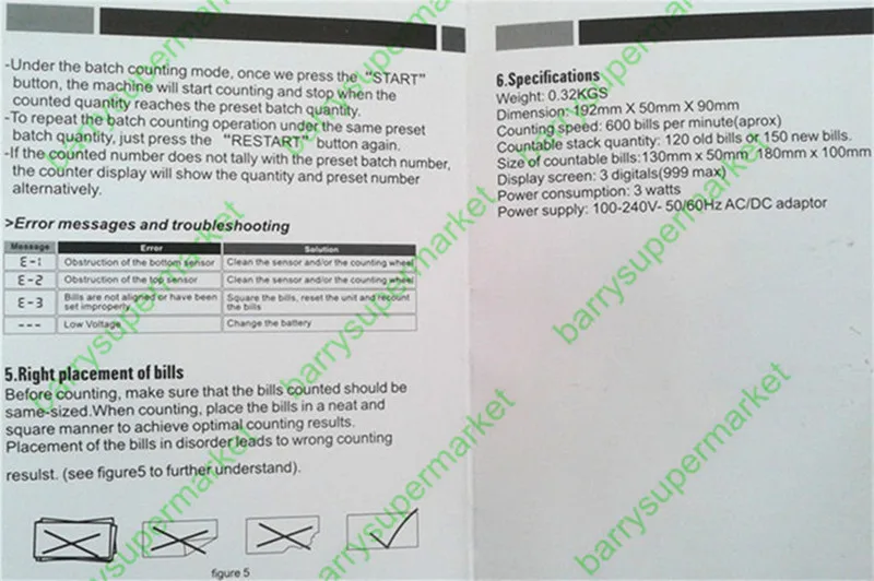 Mini Portable Handy Money Counter for most Currency Note Bill Cash Counting Machine EU-V40 Financial Equipment 3