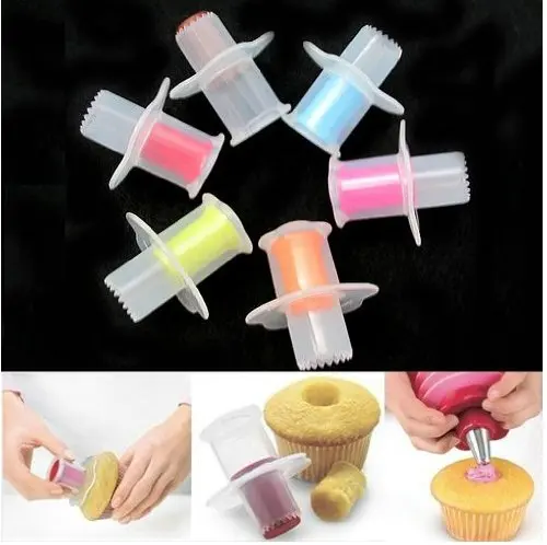 

Gateau Corer de coupeur de plongeur Patisserie Decorer Diviseur Cuisine Cupcake Filler modele