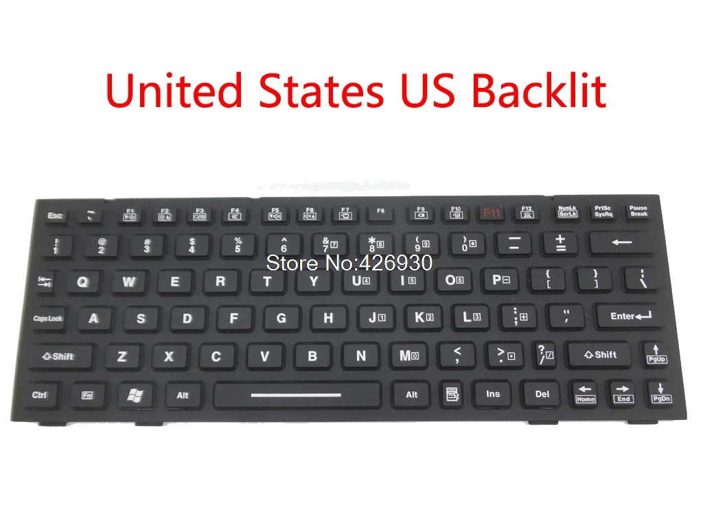 Laptop Backlit keyboard For Panasonic CF 18 CF 19 English US ...