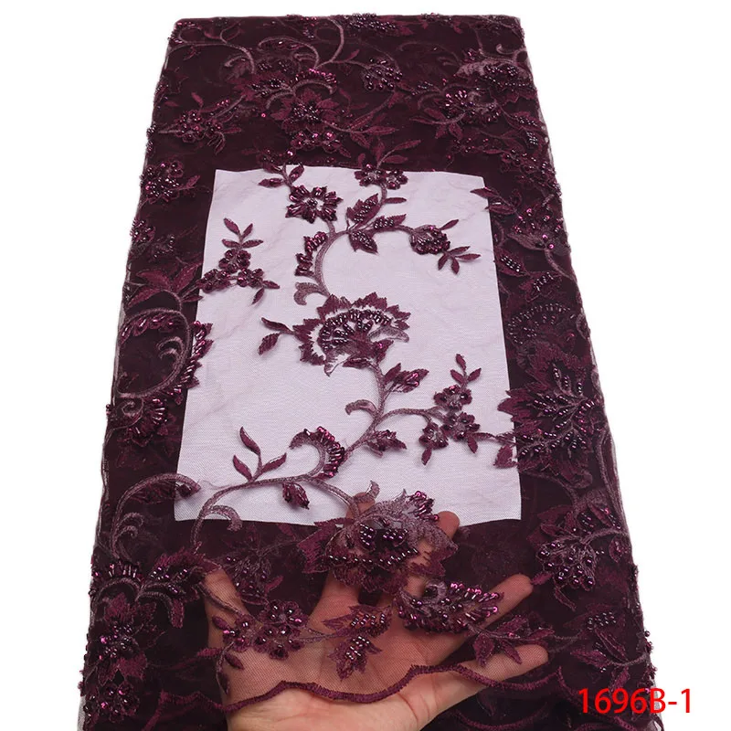 African Lace Fabric 2018 High Quality Navy Blue French Embroidered Tulle Trim Indian Fabrics For Dresses Wedding L1696B-1 | Дом и сад