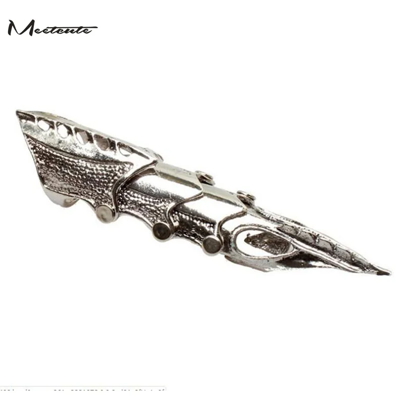 

Meetcute fashion Gothic Danganronpa Cosplay Punk Finger Bone Ring For Women Trendy Rings Jewelry