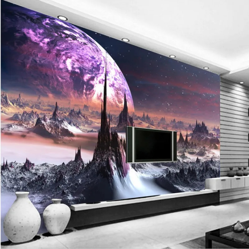 

Beibehang Custom wallpaper of any size 3D stereo space star photo wallpaper wallpapers for living room papel pintado wallpaper