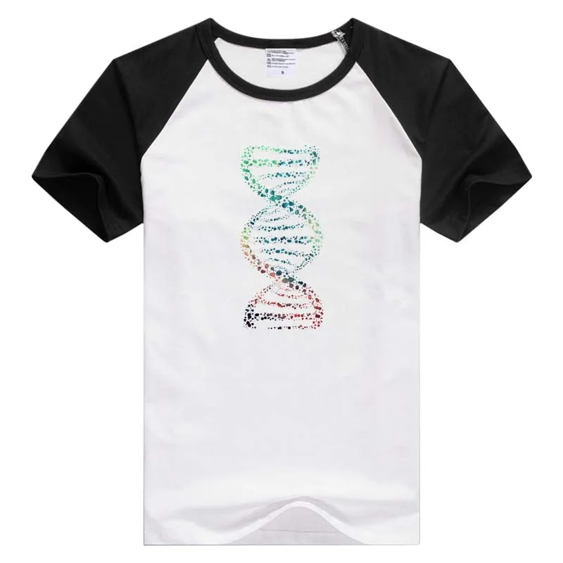 Научная биология Мужская/женская футболка с коротким рукавом DNA life базовая