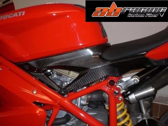 Боковая панель бака для Ducati 848 1198 1098 полный углеродного волокна твил