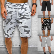 MJARTORIA мужские спортивные летние камуфляжные шорты для бега, хлопковые спортивные шорты для отдыха