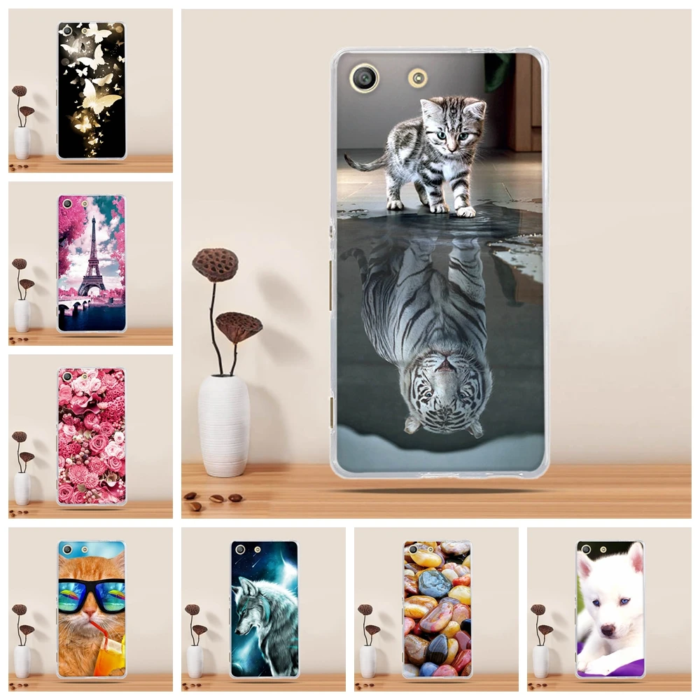 for Sony M5 Case Cover TPU Silicone fundas for Sony Xperia M5 E5603 E5606 E5653 Case Cat Back Cover for Sony Xperia M5 Phone Bag for Sony M5 Case Cover TPU Silicone fundas for Sony Xperia M5 E5603 E5606 E5653 Case Cat Back Cover for Sony Xperia M5 Phone Bag