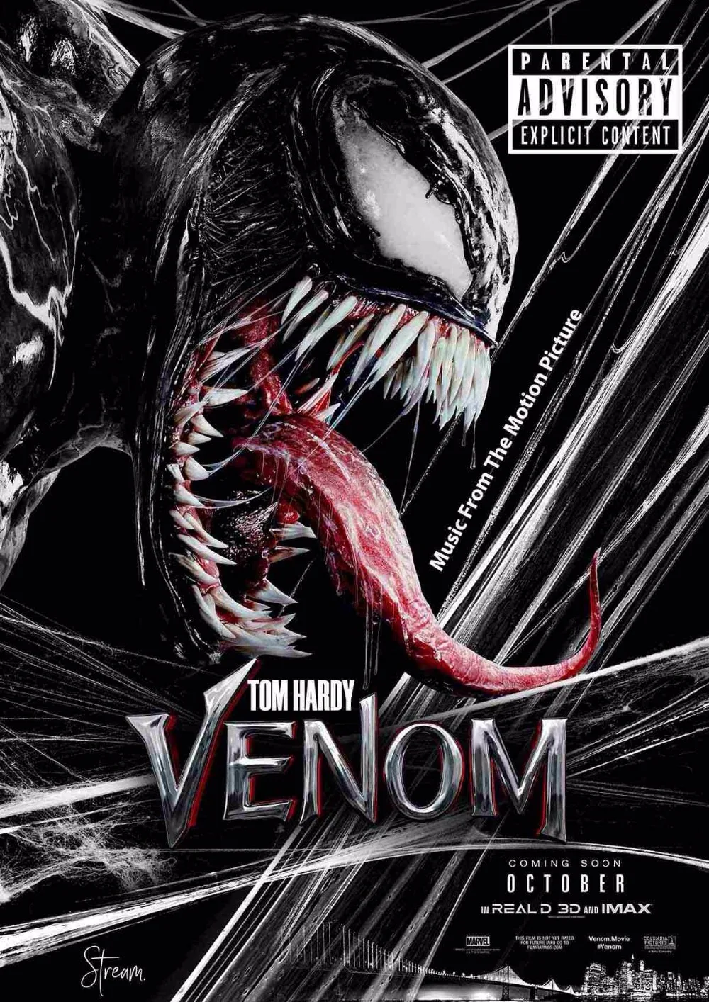 Venom Marve Movie Art Silk Canvas Poster 13x20 24x36 inch