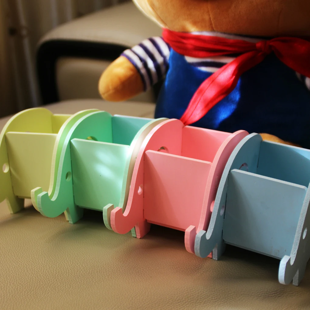 

Hot Elephant Phone Stand Pencil Pen Holder Multifunction Removable Mobile Phone Bracket Pen Organizer