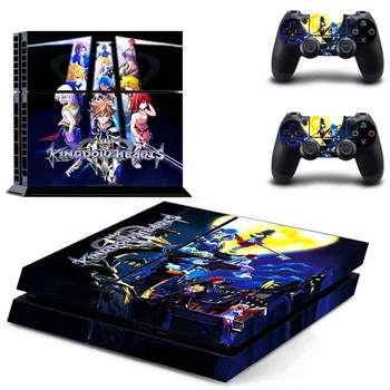 

Game Kingdom Hearts 3 PS4 Skin Sticker Decal For Sony PlayStation 4 Console and 2 Controllers PS4 Skin Stickers Vinyl