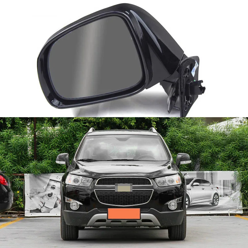

Savanini High Quality 8 Pins Automatic Folding Power Adjustable&Heated Glass LED Turn Signal Mirror For Chevrolet Captiva