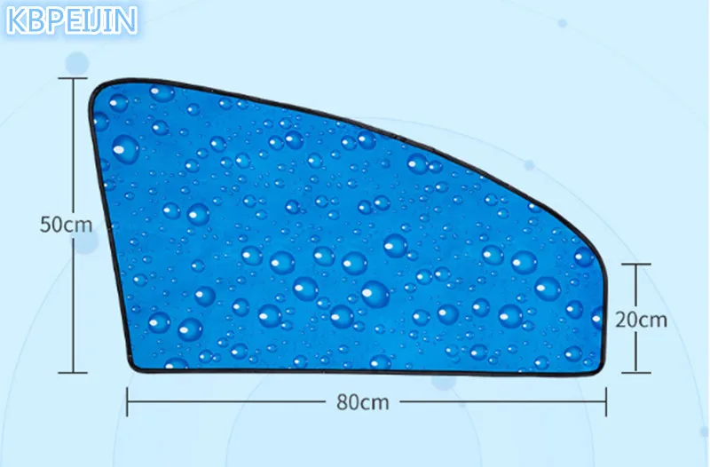 4 шт. Магнитная Автомобильная Защита от солнца боковое окно Солнцезащитная наклейка для занавески для Toyota corolla rav4 camry prius hilux аксессуары