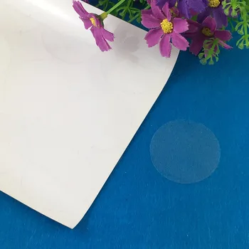 

Fashion transparent circular Paper 1200PCS/Lot 4cm Sticker Labels Adhesive Stickers DIY For Gift/Box/gift/envelope